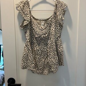 Floral Print Women's Top